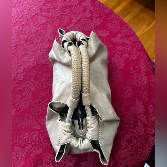 Loewe Gold Shimmer Leather Hobo Bag. EUC. - Picture 10 of 13